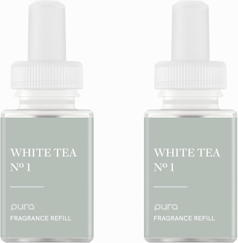 (2 Pack) Pura Smart Scent Refill White Tea No.1 0.33oz 10mL